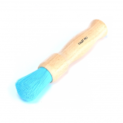 Fälgborste "blå" ValetPRO Chemical Resistant Brush, träskaft